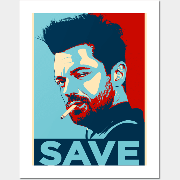 JESSE CUSTER SAVE Wall Art by Theo_P